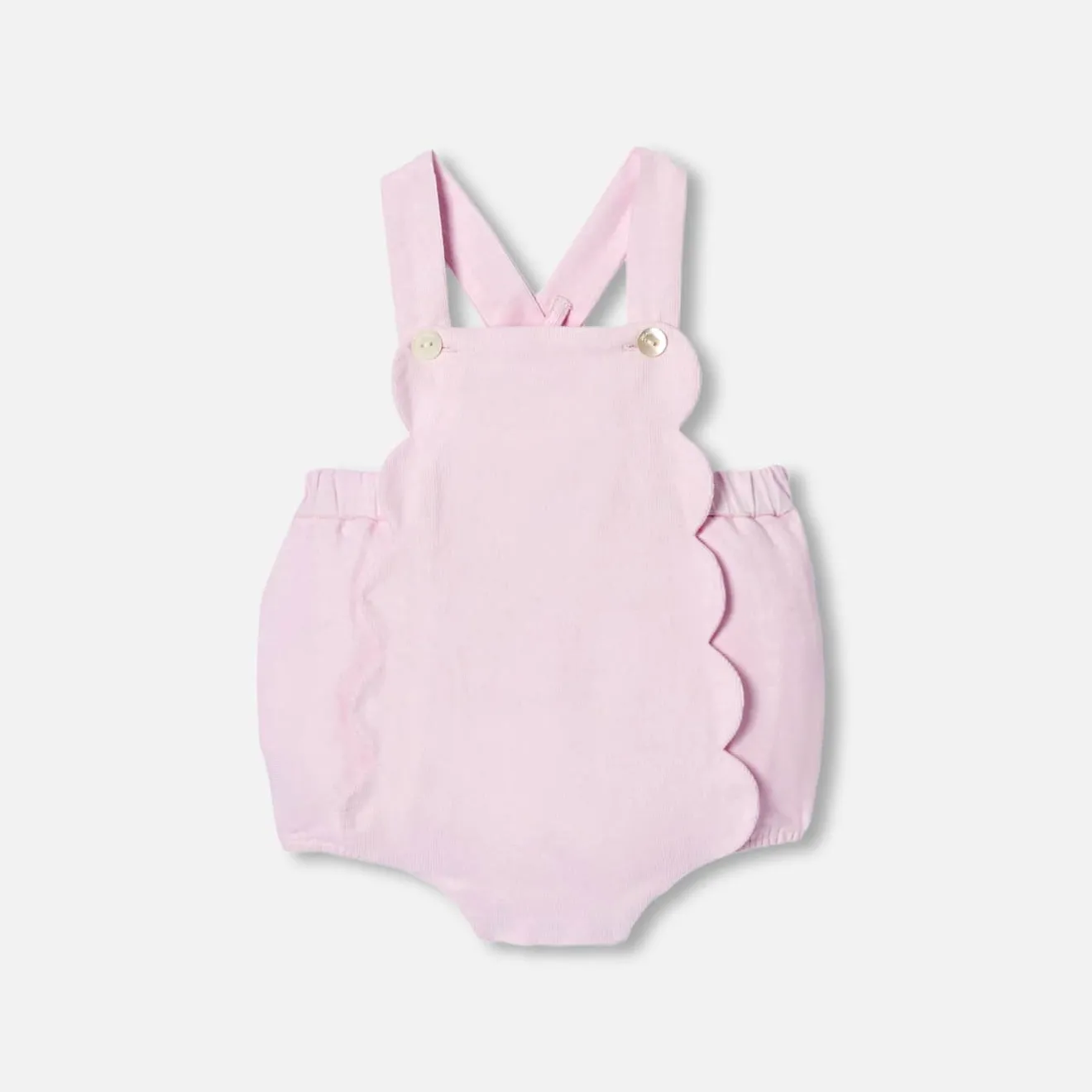 Combinaison, Barboteuse Et Ensemble-Jacadi Barboteuse bébé fille - ROSE POUDRE CLAIR