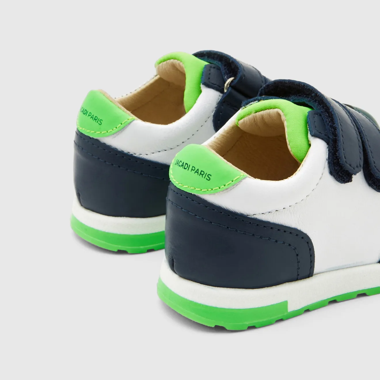 Baskets Et Tennis-Jacadi Basket running bébé garçon - MARINE/VERT