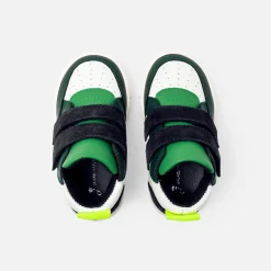 Baskets Et Tennis-Jacadi Baskets montantes bébé garçon - BLANC/VERT