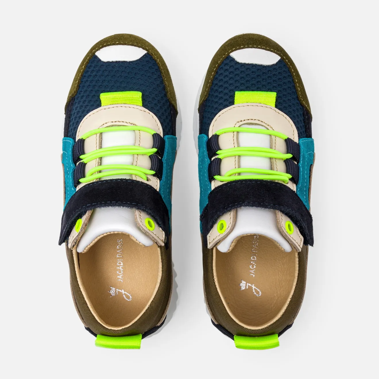 Baskets Et Tennis|Chaussures-Jacadi Baskets running enfant garçon - KAKI