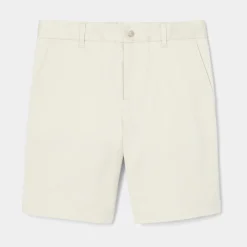 Short Et Bermuda-Jacadi Bermuda enfant garçon en satin de coton - BLANC CASSE