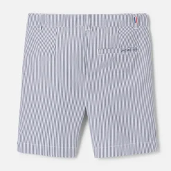 Short Et Bermuda-Jacadi Bermuda rayé enfant garçon - BLANC/BLEU