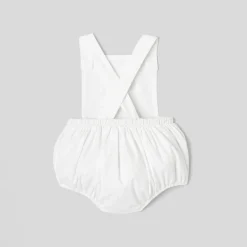 Combinaison, Barboteuse Et Ensemble-Jacadi Bloomer bébé fille en popeline - blanc BLANC JACADI