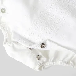 Combinaison, Barboteuse Et Ensemble-Jacadi Bloomer bébé fille en popeline - blanc BLANC JACADI