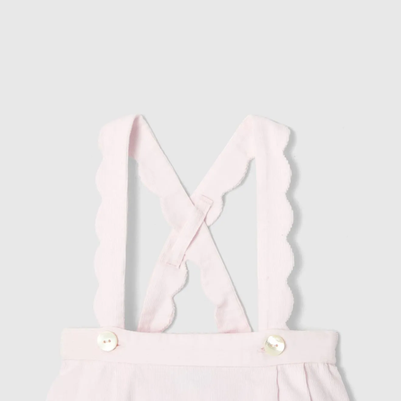 Combinaison, Barboteuse Et Ensemble-Jacadi Bloomer bébé fille en velours - rose pale ROSE PALE JACADI