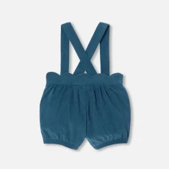 Combinaison, Barboteuse Et Ensemble-Jacadi Bloomer bébé fille en velours - PETROLE