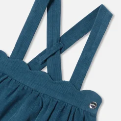 Combinaison, Barboteuse Et Ensemble-Jacadi Bloomer bébé fille en velours - PETROLE