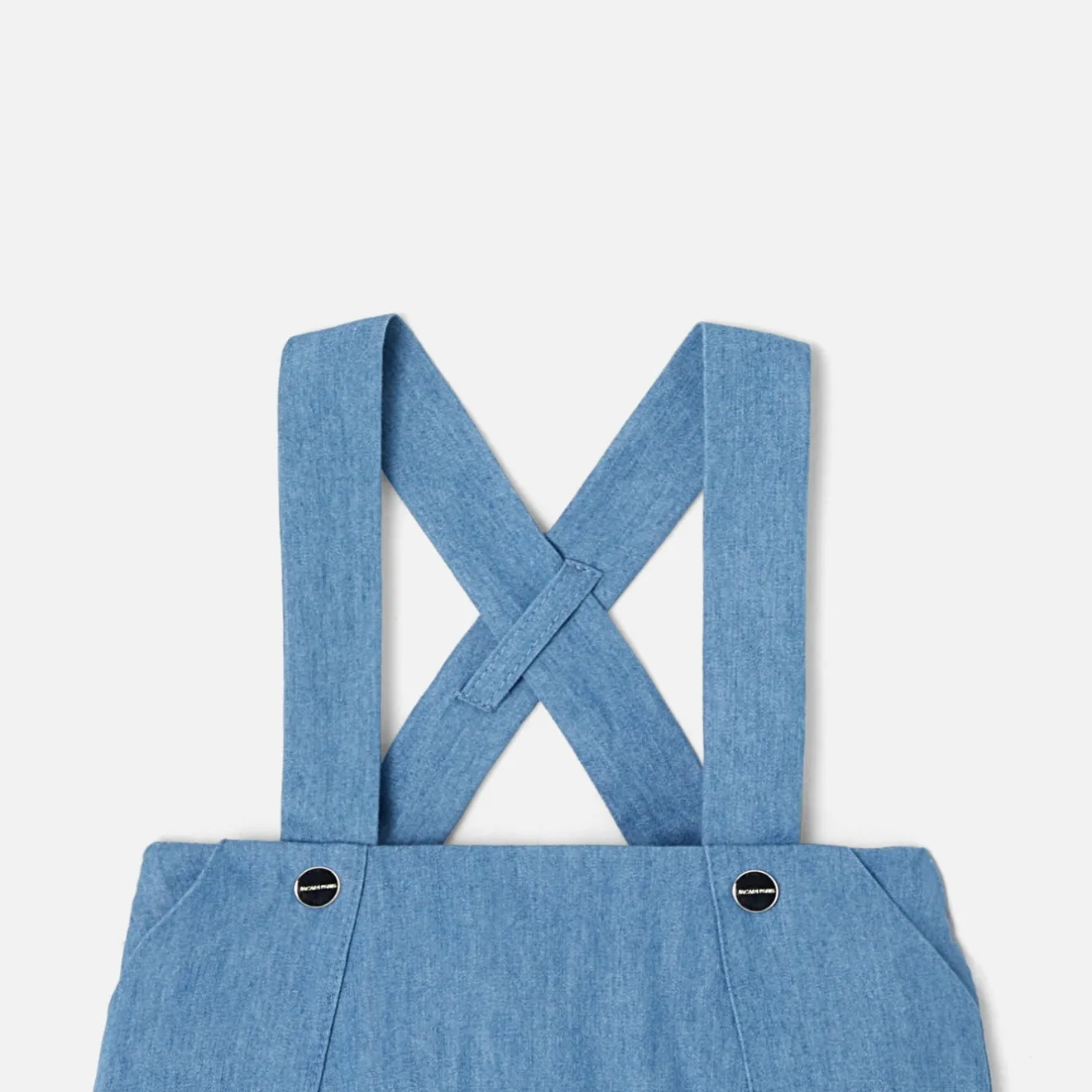 Combinaison, Barboteuse Et Ensemble-Jacadi Bloomer bébé garçon en jean - DENIM FONCE