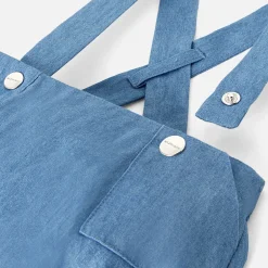 Combinaison, Barboteuse Et Ensemble-Jacadi Bloomer bébé garçon en jean - DENIM FONCE