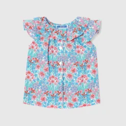 Blouse-Jacadi Blouse bébé fille en tissu Liberty - lore BLANC/MULTICO