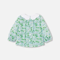 Blouse-Jacadi Blouse bébé fille en Tissu Liberty - lore BLANC/MULTICO