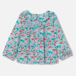 Blouse-Jacadi Blouse bébé fille en Tissu Liberty - lore BLANC/MULTICO