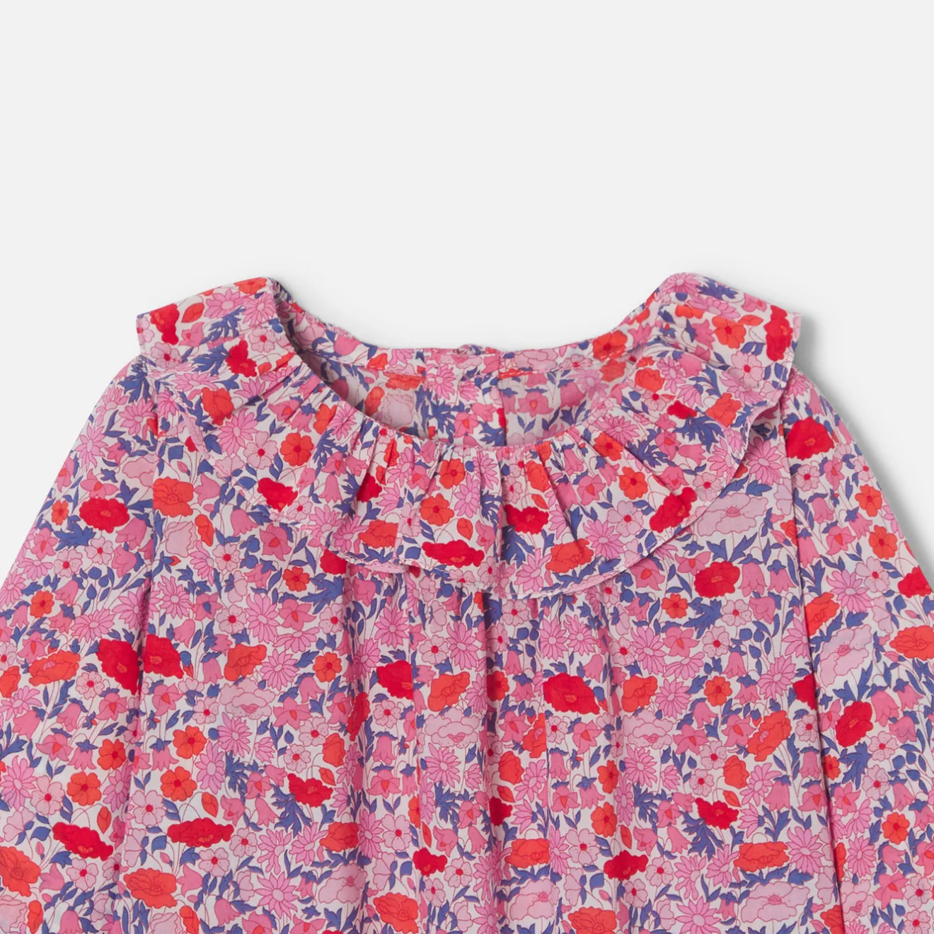 Blouse, Chemise Et T-Shirt-Jacadi Blouse bébé fille en Tissu Liberty - lore ROSE/MULTICO