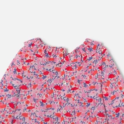 Blouse, Chemise Et T-Shirt-Jacadi Blouse bébé fille en Tissu Liberty - lore ROSE/MULTICO