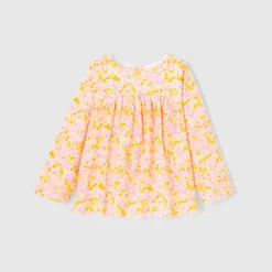 Blouse-Jacadi Blouse en tissu Liberty enfant fille - x Tohana - lore JAUNE/MULTICO