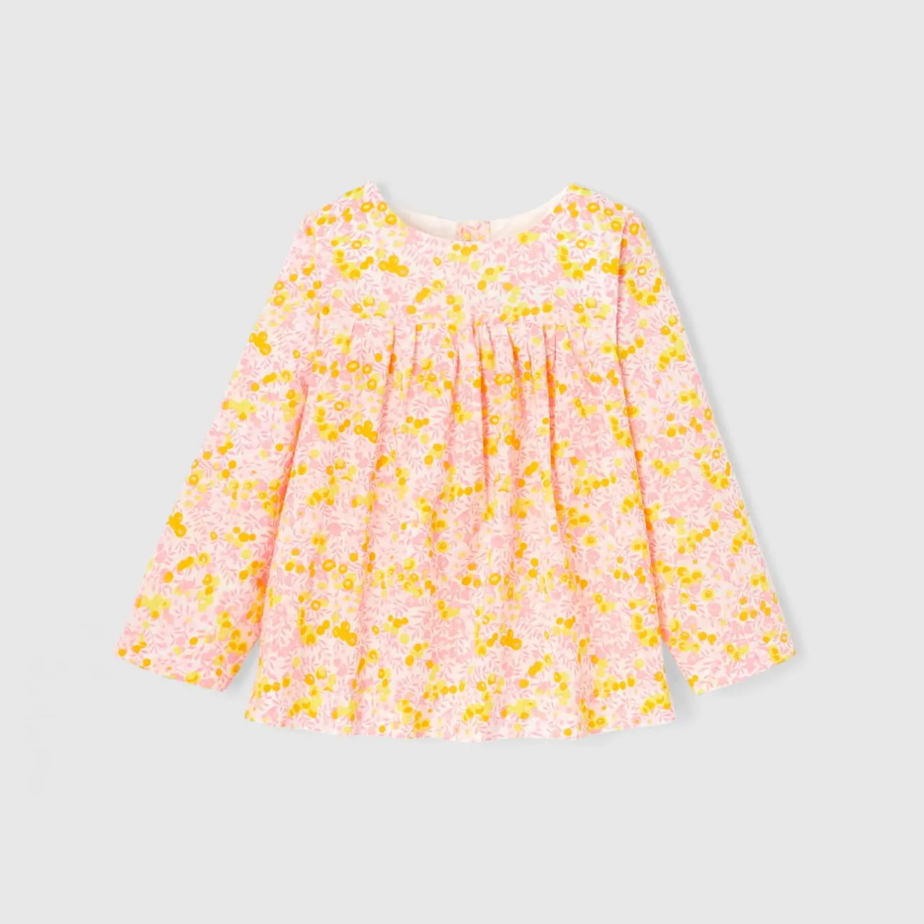 Blouse-Jacadi Blouse en tissu Liberty enfant fille - x Tohana - lore JAUNE/MULTICO