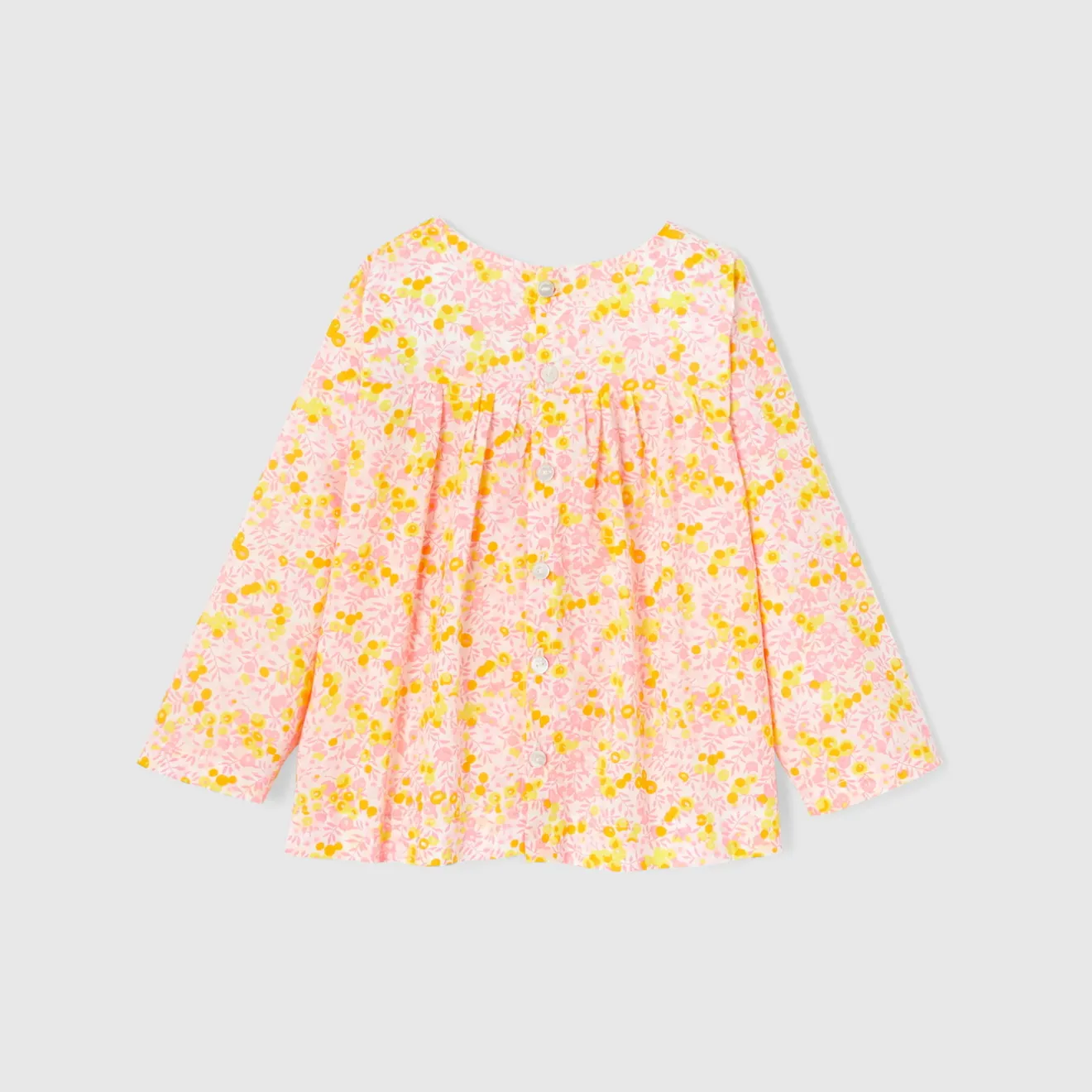 Blouse-Jacadi Blouse en tissu Liberty enfant fille - x Tohana - lore JAUNE/MULTICO