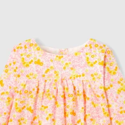 Blouse-Jacadi Blouse en tissu Liberty enfant fille - x Tohana - lore JAUNE/MULTICO