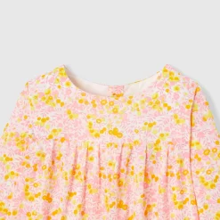 Blouse Et Chemise-Jacadi Blouse en tissu Liberty enfant fille - x Tohana - lore JAUNE/MULTICO