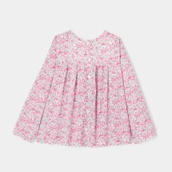 Blouse Et Chemise-Jacadi Blouse en tissu Liberty enfant fille - x Tohana - ROSE/GRIS