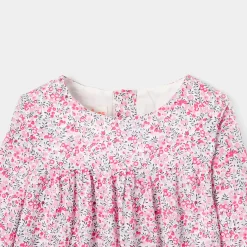 Blouse Et Chemise-Jacadi Blouse en tissu Liberty enfant fille - x Tohana - ROSE/GRIS