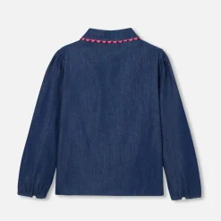 Blouse Et Chemise-Jacadi Blouse enfant fille en jean - BLEU DENIM