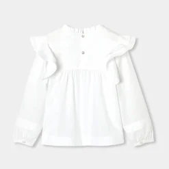 Blouse Et Chemise-Jacadi Blouse enfant fille en popeline - blanc BLANC JACADI