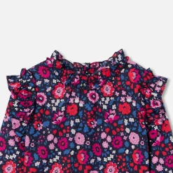 Blouse Et Chemise-Jacadi Blouse enfant fille en tissu Liberty - lore MARINE/MULTICO