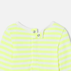 Body-Jacadi Body bébé à rayures - JAUNE/BLANC