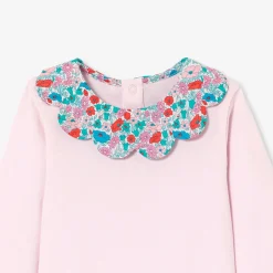 Body-Jacadi Body bébé fille à col en Tissu Liberty - rose poudre ROSE POUDRE JACADI