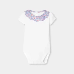 Body-Jacadi Body bébé fille à col en tissu Liberty - blanc BLANC JACADI