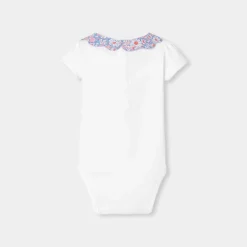 Body-Jacadi Body bébé fille à col en tissu Liberty - blanc BLANC JACADI