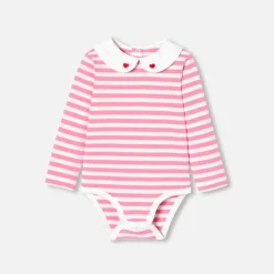 Body-Jacadi Body bébé fille manches longues - BLANC/ROSE