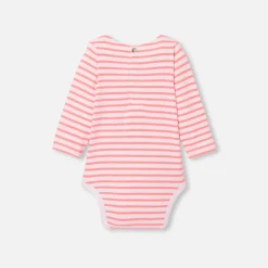 Body-Jacadi Body bébé fille rayé - lore ROSE/MULTICO