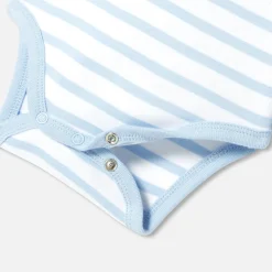 Body-Jacadi Body bébé garçon manches longues - CIEL/BLANC