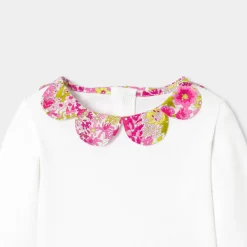 Body-Jacadi Body manches longues bébé fille - lore BLANC/MULTICO