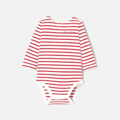 Body-Jacadi Body manches longues bébé garçon - ROUGE/BLANC
