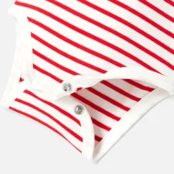 Body-Jacadi Body manches longues bébé garçon - ROUGE/BLANC