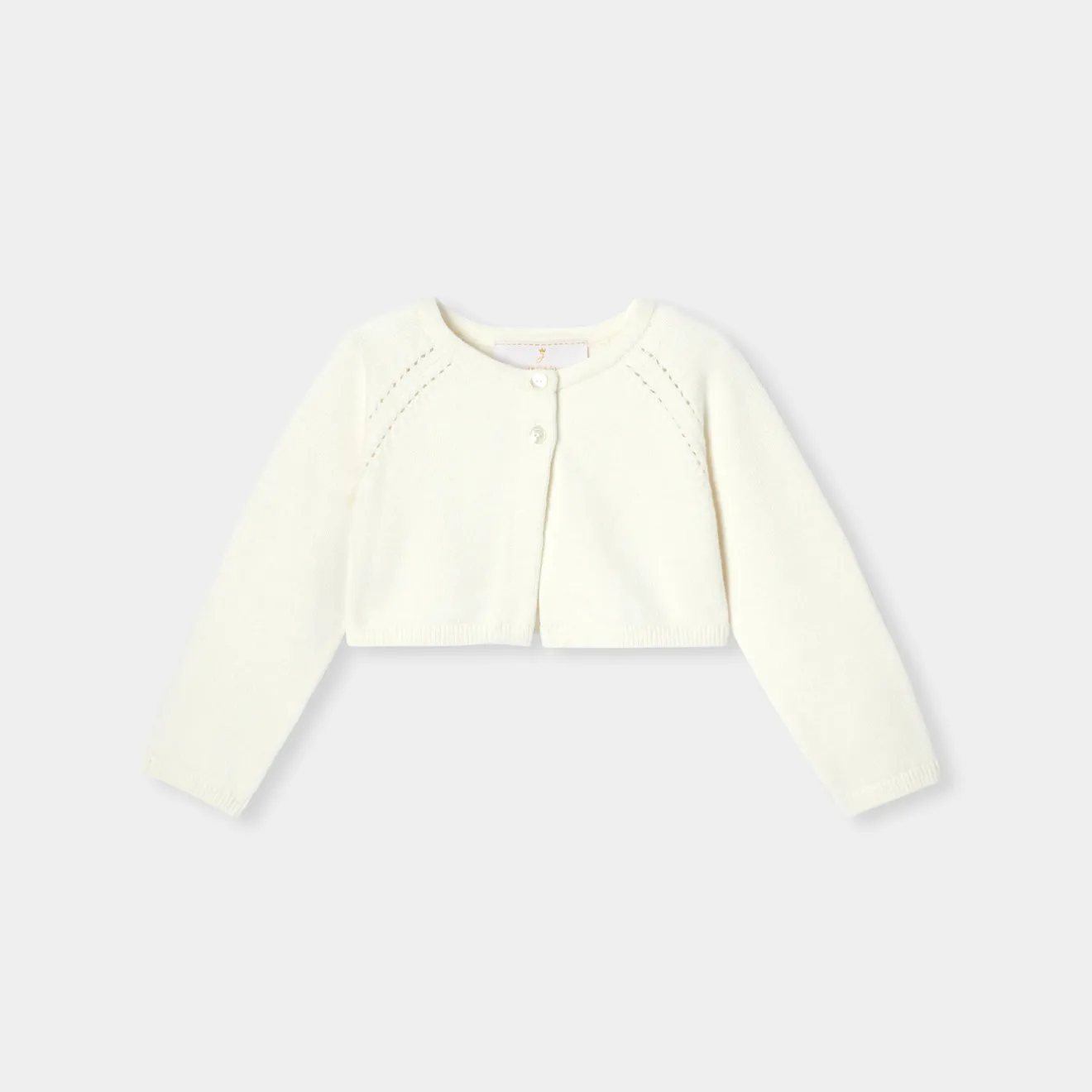 Pull, Sweat Et Cardigan-Jacadi Boléro bébé fille cérémonie - blanc doux BLANC DOUX JACADI