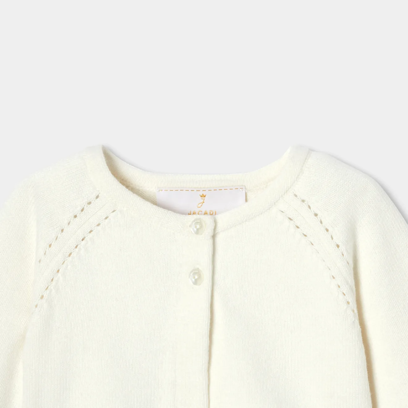 Pull, Sweat Et Cardigan-Jacadi Boléro bébé fille cérémonie - blanc doux BLANC DOUX JACADI