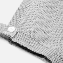 Accessoires-Jacadi Bonnet bébé esprit béguin - gris chine clair GRIS CHINE CLAIR JACADI