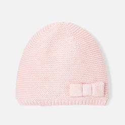 Accessoires-Jacadi Bonnet bébé fille - rose pale ROSE PALE JACADI