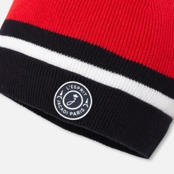 Accessoires-Jacadi Bonnet bébé garçon - MARINE/ROUGE