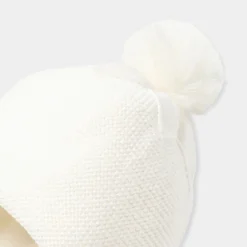 Accessoires-Jacadi Bonnet écharpe bébé fille - blanc doux BLANC DOUX JACADI