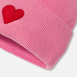 Accessoires-Jacadi Bonnet enfant fille - ROSE TENDRE