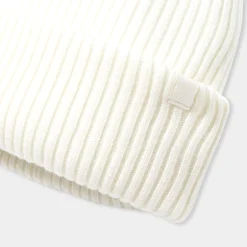 Accessoires-Jacadi Bonnet enfant fille doublé en micropolaire - blanc doux BLANC DOUX JACADI