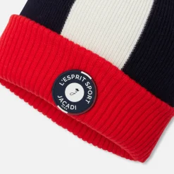 Accessoires-Jacadi Bonnet enfant garçon - MARINE/BLANC