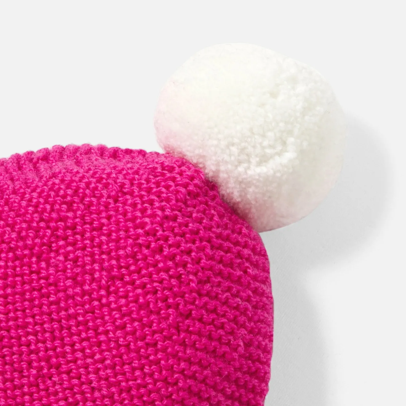 Accessoires-Jacadi Bonnet Love Maille collection solidaire - ROSE/ROUGE