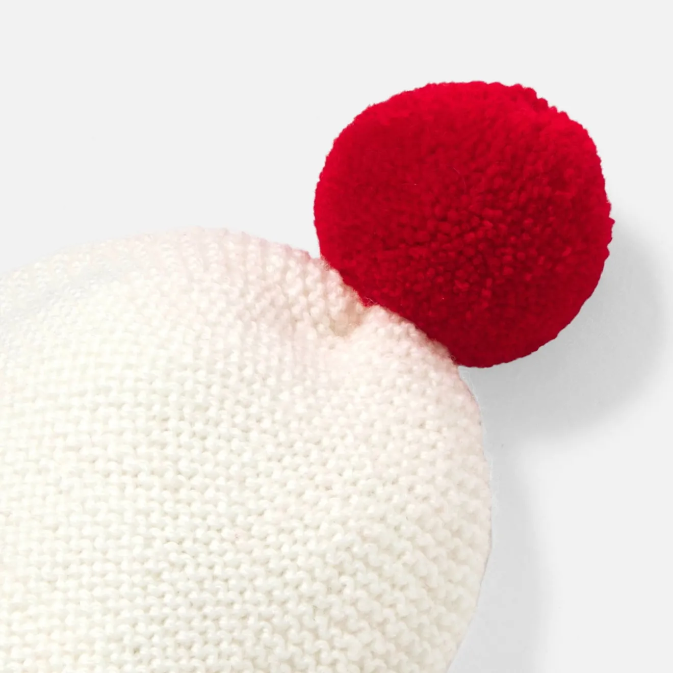 Accessoires-Jacadi Bonnet Love Maille collection solidaire - BLANC/ROSE