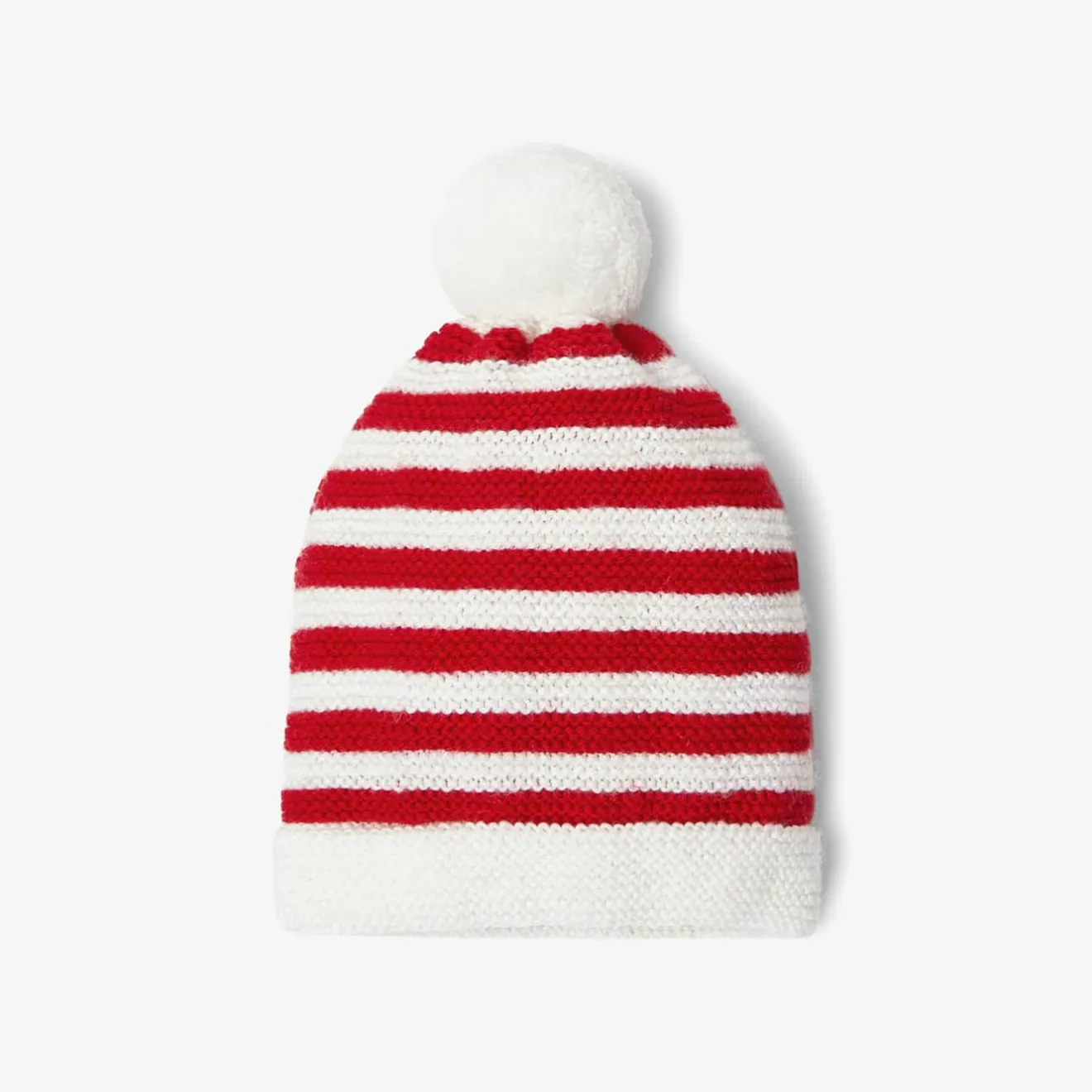 Accessoires-Jacadi Bonnet Love Maille Collection Solidaire - BLANC/ROUGE